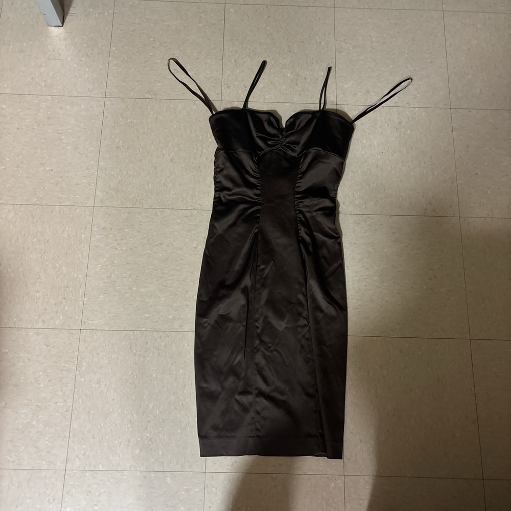 Elegant Brown Dress
